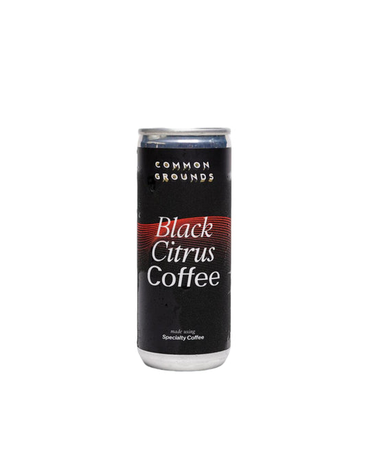 COMMON GROUNDS CANNED COFFEE: BLACK CITRUS