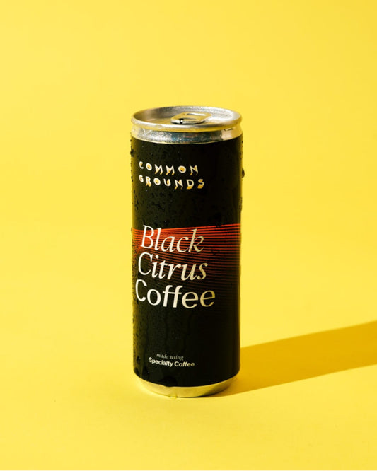 COMMON GROUNDS CANNED COFFEE: BLACK CITRUS
