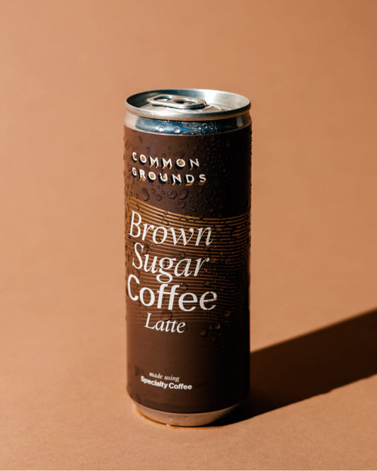 COMMON GROUNDS CANNED COFFEE: BROWN SUGAR LATTE